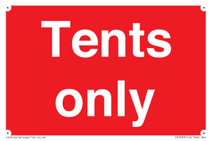 Tents only